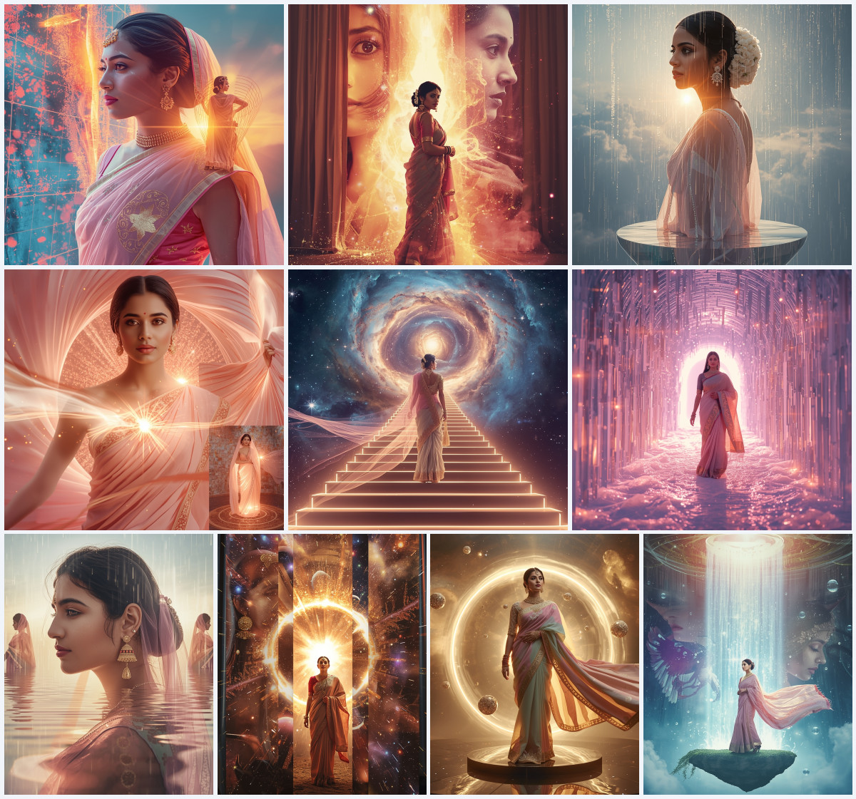10+ Tussar Muga Silk Saree AI Prompts to Generate Viral Instagram Glamour Looks - Main Thumbnail