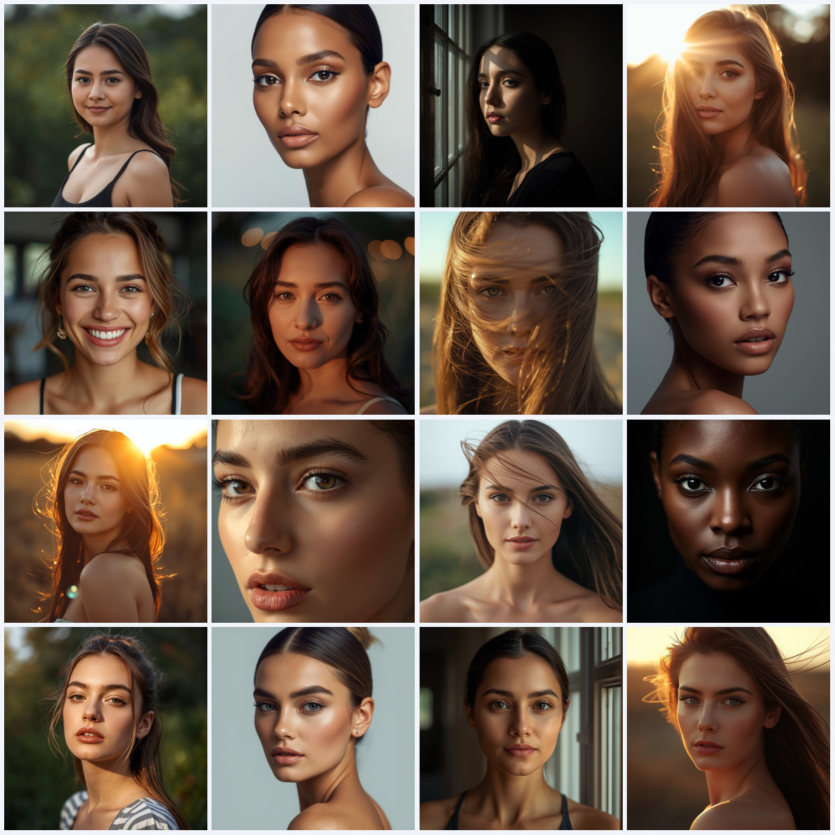 16 AI Prompts for Female Portraits That Look Like DSLR Shots