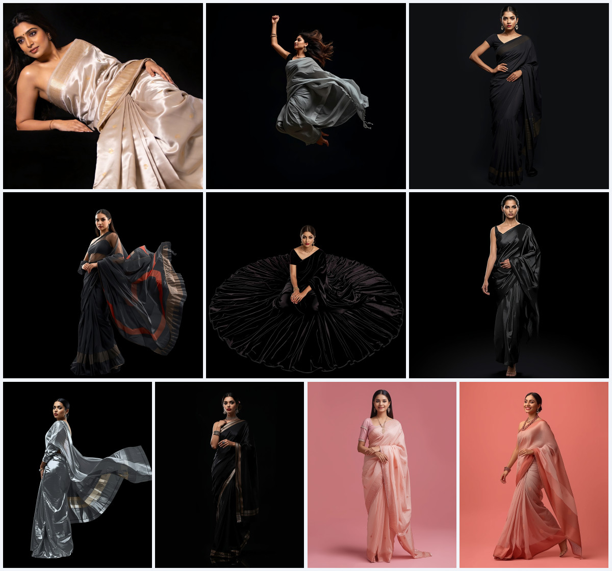 Top 10 Prompts for Saree: Viral Influencer Style Full Body Shots | Text To Image Prompt