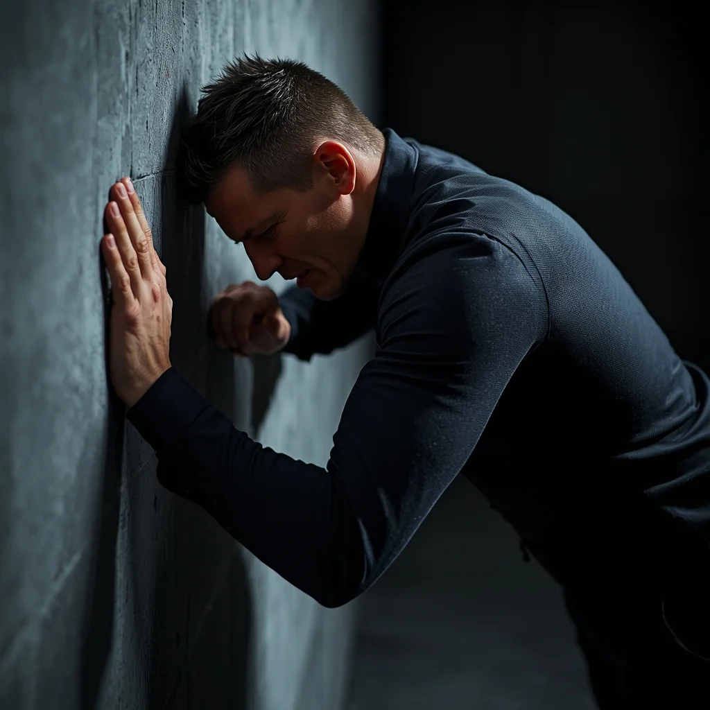 Full Body Wall Push Lean Pose with Tension Build Energy | Chatgpt Prompt